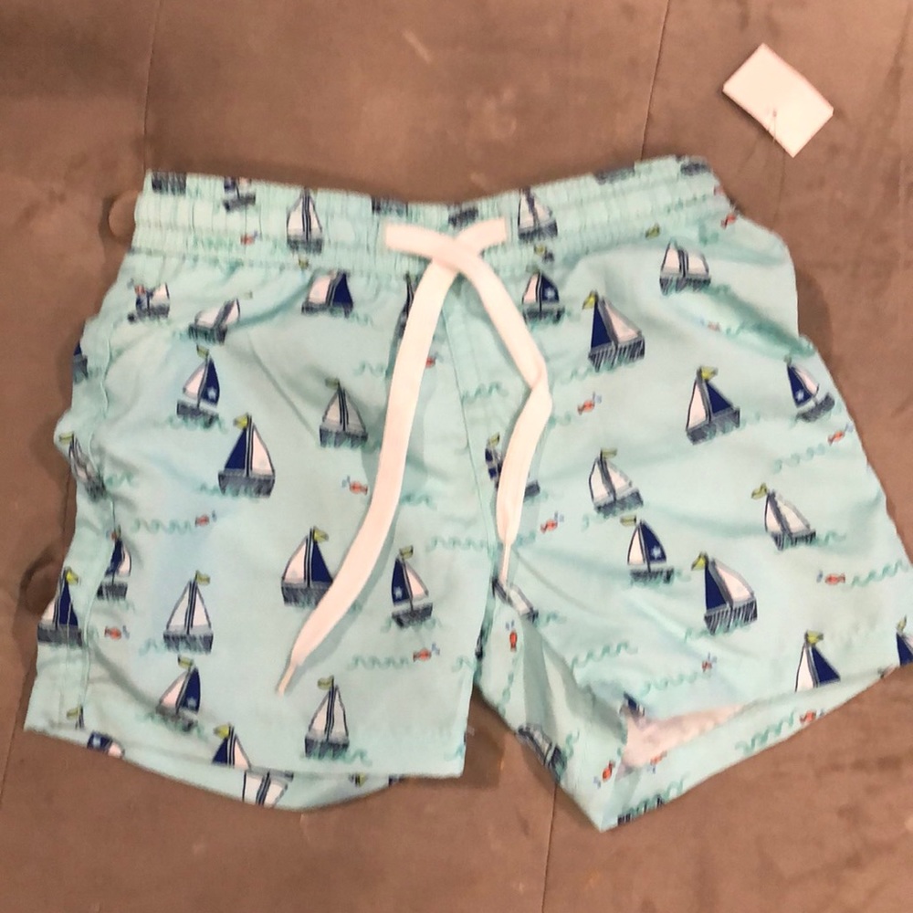 Boys bathing suit, 6-12 months. Never wore